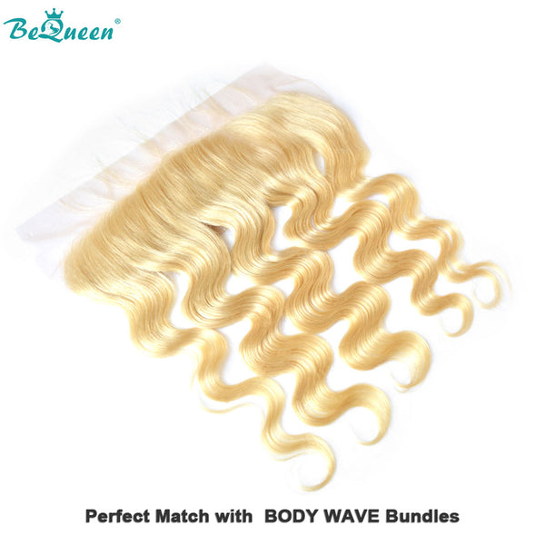 BEQUEEN 613 Body Wave Pre-plucked Transparent Lace ear to ear Frontal 13x4 with Baby Hair BeQueenWig