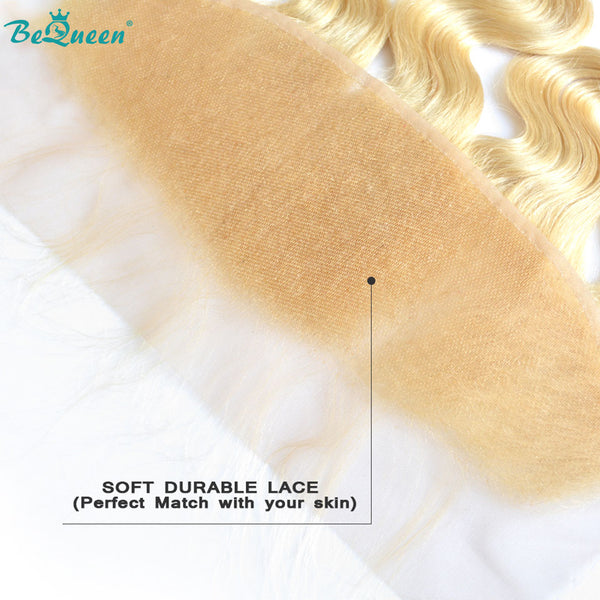 BEQUEEN 613 Body Wave Pre-plucked Transparent Lace ear to ear Frontal 13x4 with Baby Hair BeQueenWig