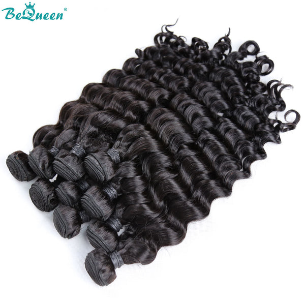 BEQUEEN 10A Natural Wave Virgin Hair Weave 100% Human Hair Extensions BeQueenWig