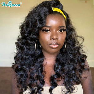 BEQUEEN Headband Wigs Loose Wave 100% Human Hair Wigs for Black Women BeQueenWig