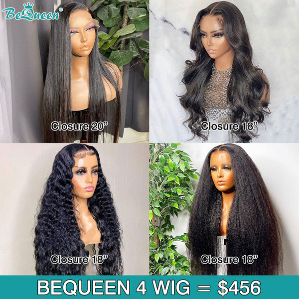 BEQUEEN Wholesale 4 Wigs $456 ST,BW,DW ,KST BeQueenWig