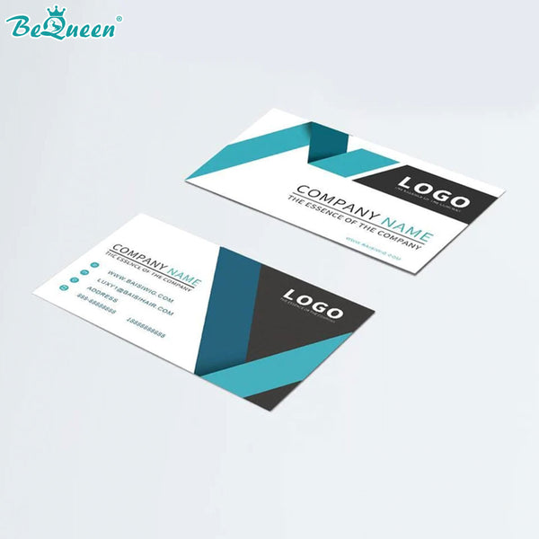 BEQUEEN Customized Business Name Card 300pcs BeQueenWig
