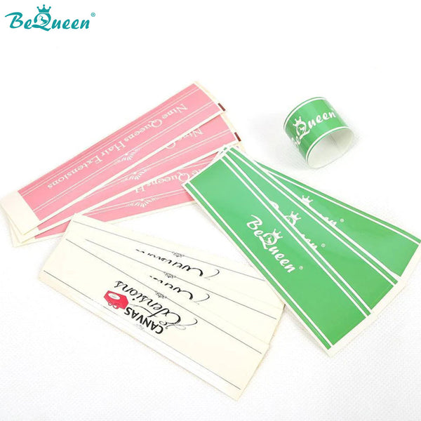 BEQUEEN Customized Hair Wraps & Labels 300pcs BeQueenWig