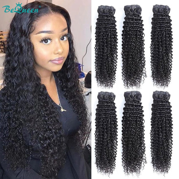 BeQueenWig 10A Hair Bundles BEQUEEN 3Pcs Curly Best Virgin Human Hair Bundles