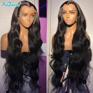 BEQUEEN Body Wave 13X6 Lace Frontal Wig 100% Human Hair Wig BeQueenWig