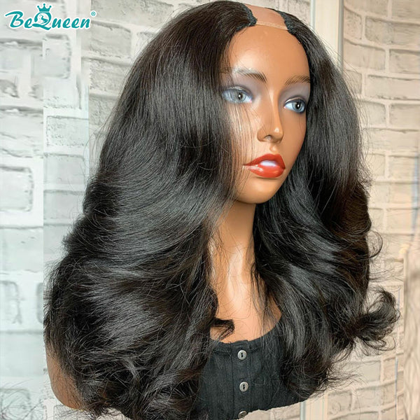 BeQueen Body Wave U-Part Human Hair Wig No Leave Out Glueless BeQueenWig