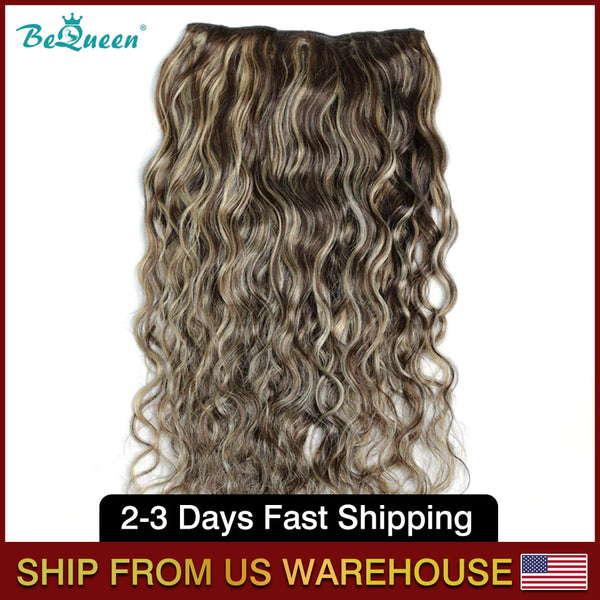 BEQUEEN F4#/27# Body Wave Clip Ins Hair Extensions 120g/Set BeQueenWig