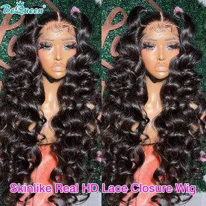 BEQUEEN Skinlike Real Loose Wave 4x4 HD Lace Closure Wig BeQueenWig